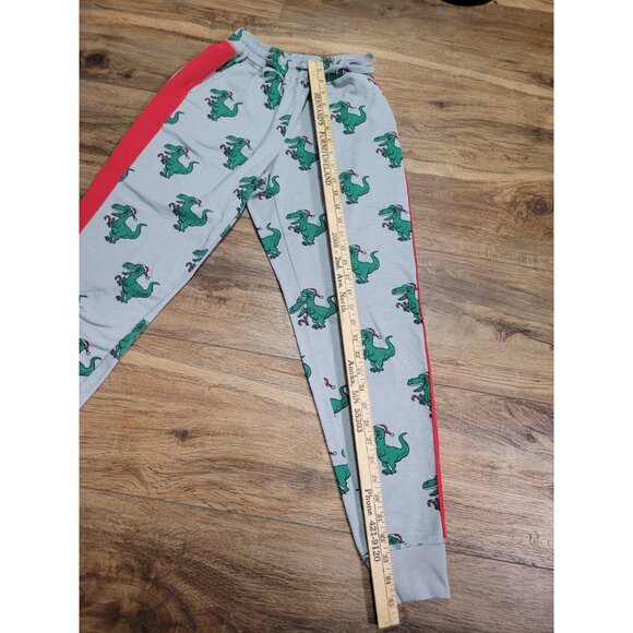 LULAROE Women's XS Gray Green T Rex Christmas Jogger Pants Lounge Comfy - Picture 7 of 10